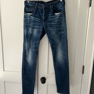 G star raw mens skinny/straight leg jeans